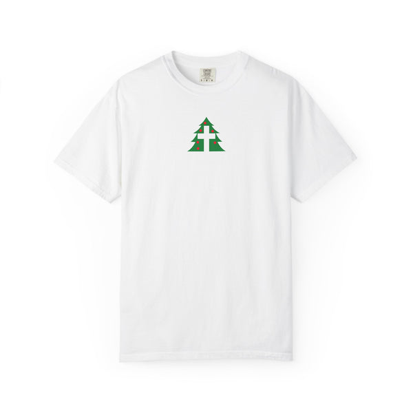 Christmas Tree Cross - Unisex Garment-Dyed T-Shirt - Small Collection