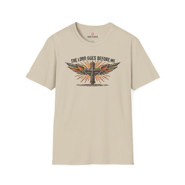 The Lord Goes Before Me – Vintage Christian Tee - Graphic Collection