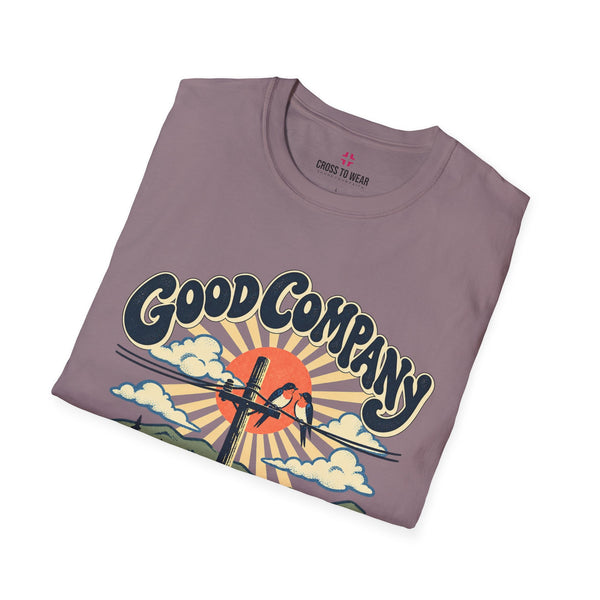 Good Company Cross – Vintage Christian Tee