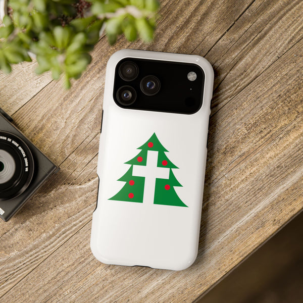 Christmas Cross iPhone Case — Magnetic Impact-Resistant Holiday Cover