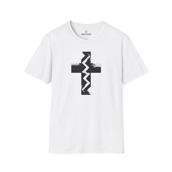 Fault Line Cross  – Softstyle Christian Tee