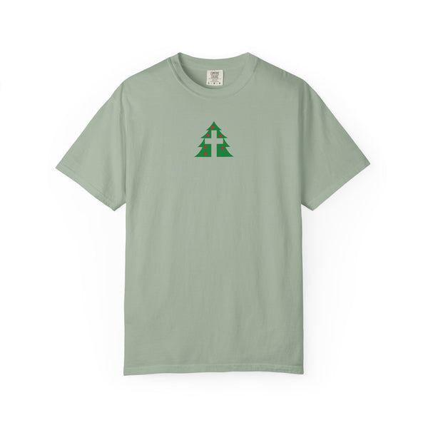 Christmas Tree Cross - Unisex Garment-Dyed T-Shirt - Small Collection