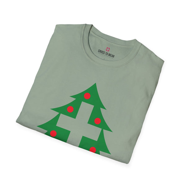 Christmas Cross - Softstyle Christian Tee