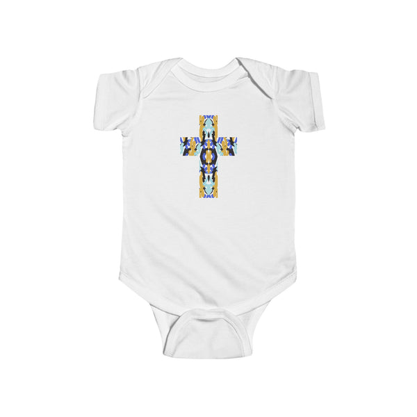 Painted Cross Onesie — Baby Cross Collection (Christening/Baptism Gift)