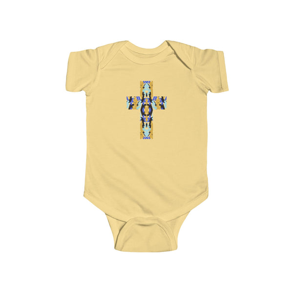 Painted Cross Onesie — Baby Cross Collection (Christening/Baptism Gift)