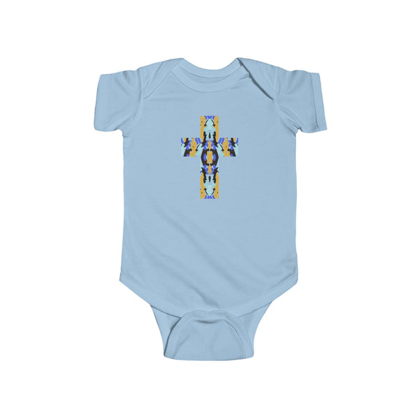 Painted Cross Onesie — Baby Cross Collection (Christening/Baptism Gift)