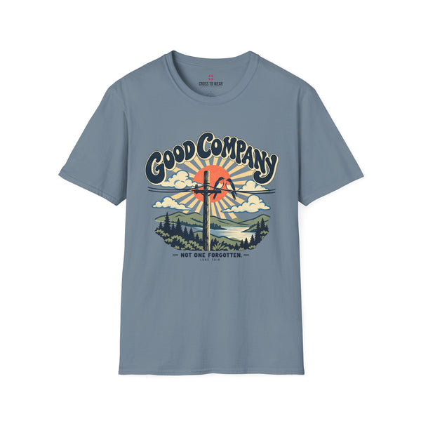 Good Company Cross – Vintage Christian Tee