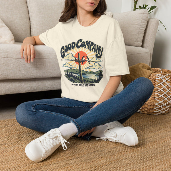 Good Company Cross – Vintage Christian Tee