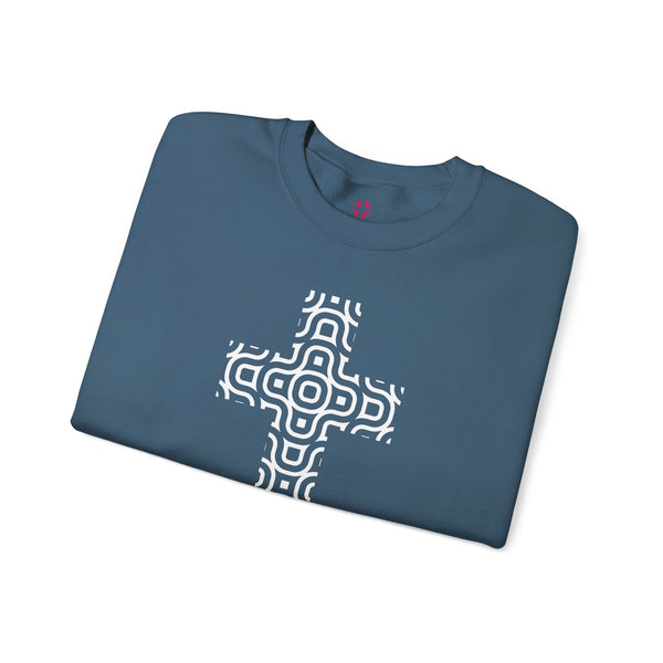 Continuum Cross - Christian Crewneck Sweatshirt