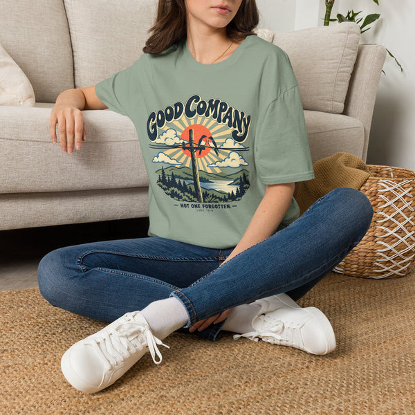 Good Company Cross – Vintage Christian Tee