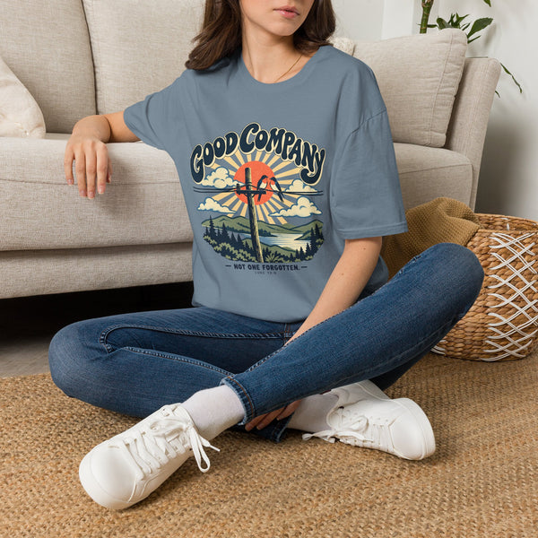 Good Company Cross – Vintage Christian Tee