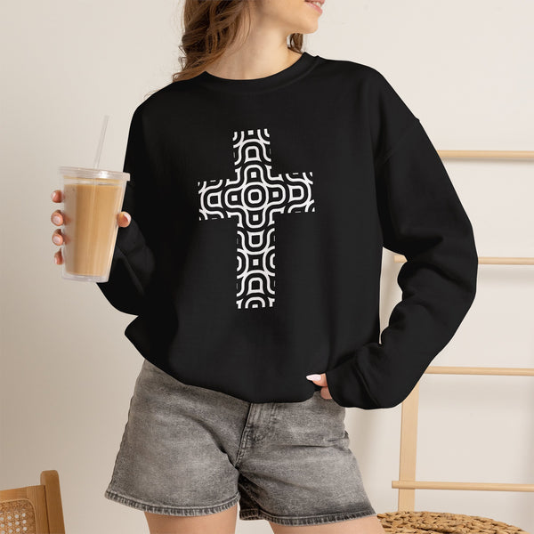 Continuum Cross - Christian Crewneck Sweatshirt