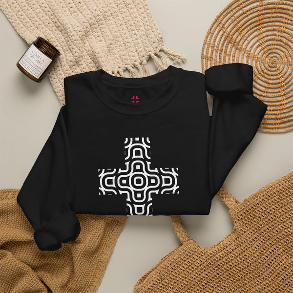 Continuum Cross - Christian Crewneck Sweatshirt