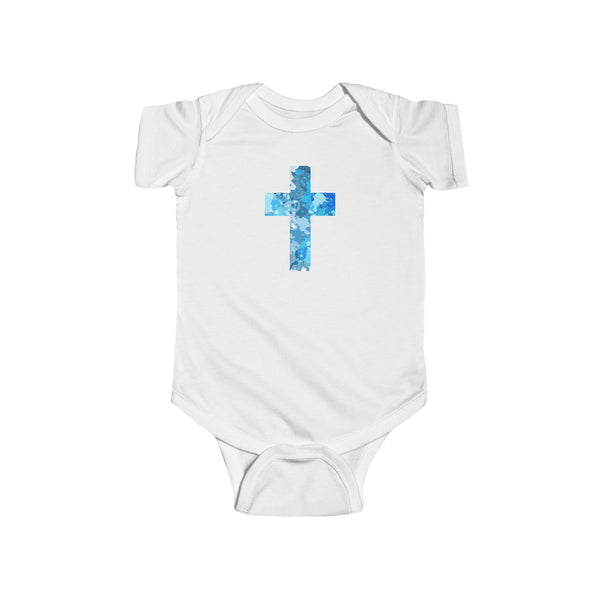 Living Water Cross Onesie - Baby Cross Collection (Christening and Baptism Gift)
