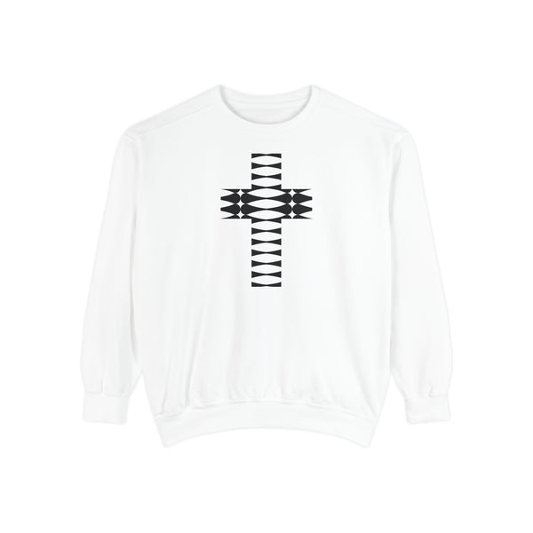 Rhythm Cross - Comfort Colors® Crewneck Sweatshirt