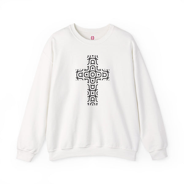 Continuum Cross - Christian Crewneck Sweatshirt