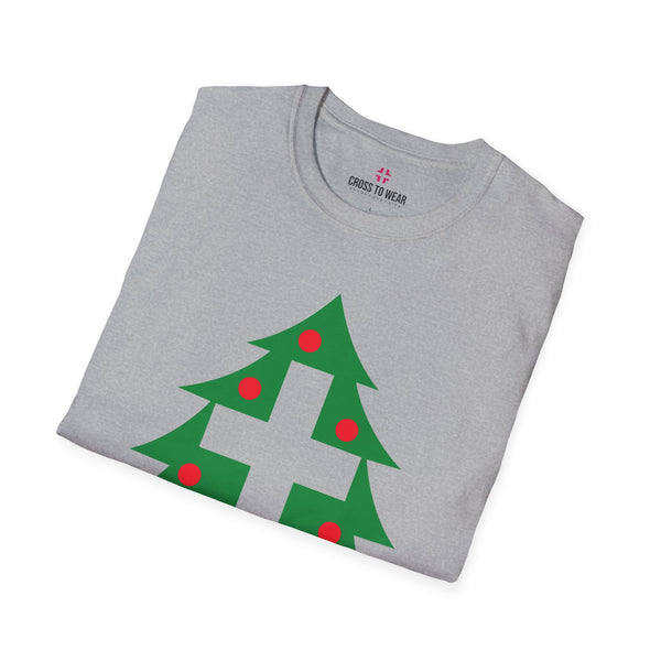 Christmas Cross - Softstyle Christian Tee