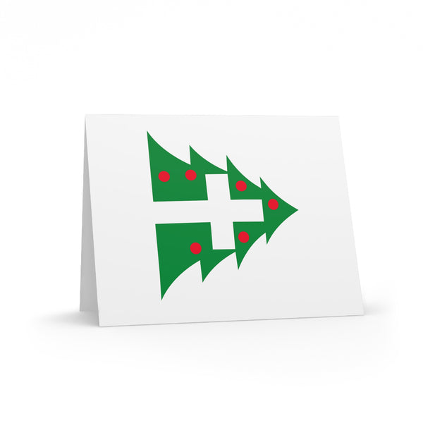 Christmas Cross Card Pack — Holiday Greeting Cards (8/16/24 pcs)