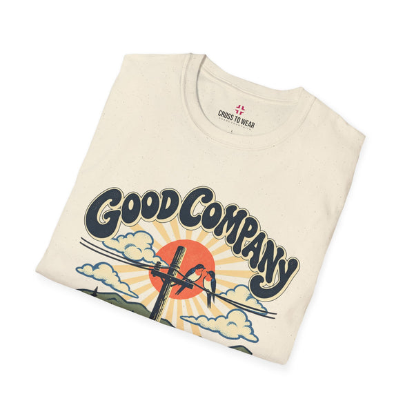 Good Company Cross – Vintage Christian Tee