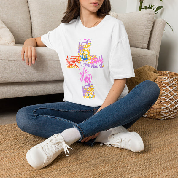 Street Faith Cross – 100% cotton Christian Tee