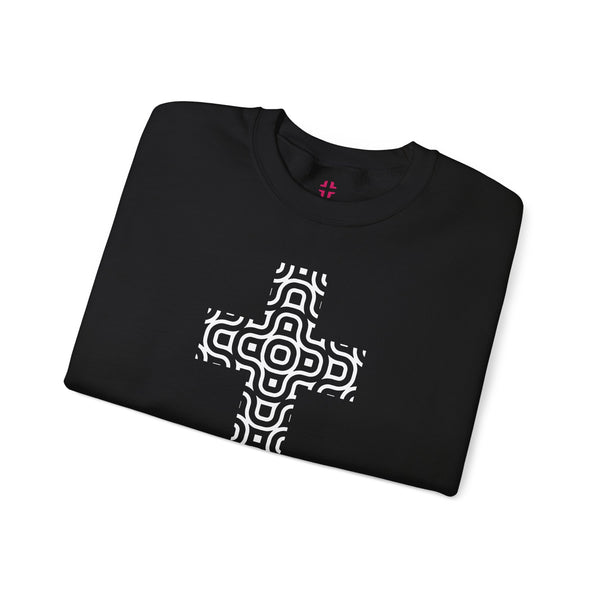Continuum Cross - Christian Crewneck Sweatshirt