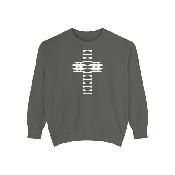 Rhythm Cross - Comfort Colors® Crewneck Sweatshirt