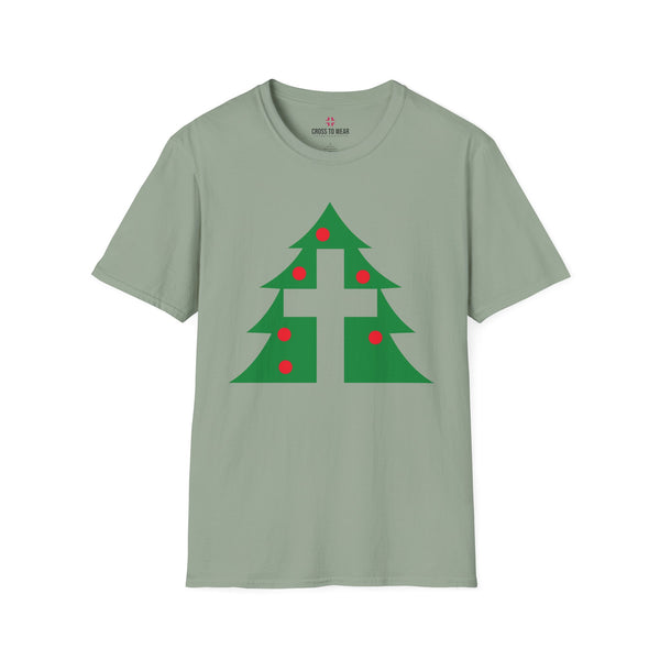 Christmas Cross - Softstyle Christian Tee