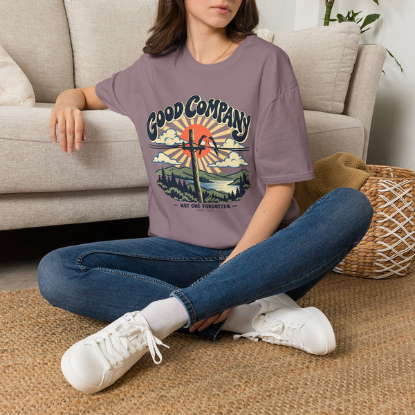 Good Company Cross – Vintage Christian Tee