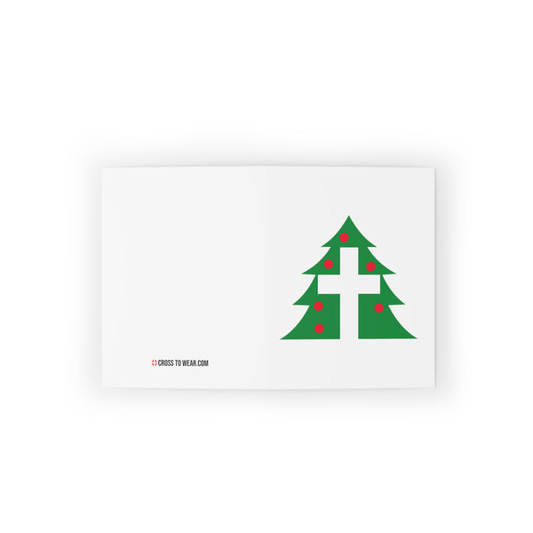 Christmas Cross Card Pack — Holiday Greeting Cards (8/16/24 pcs)
