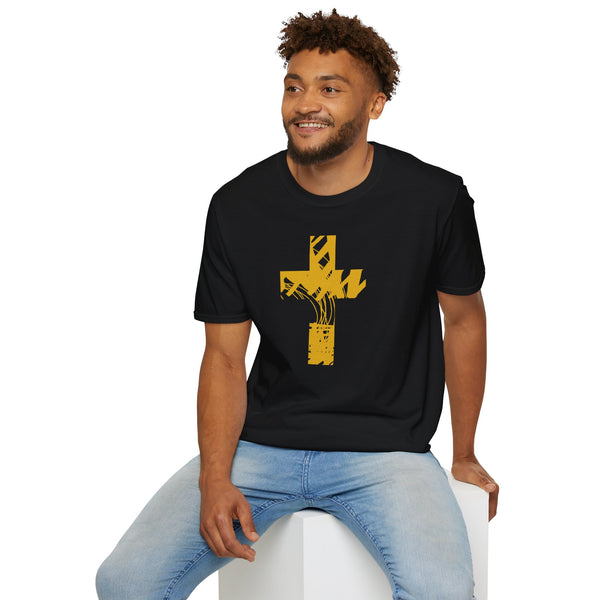 Gold Cross  – Softstyle Unisex Tee