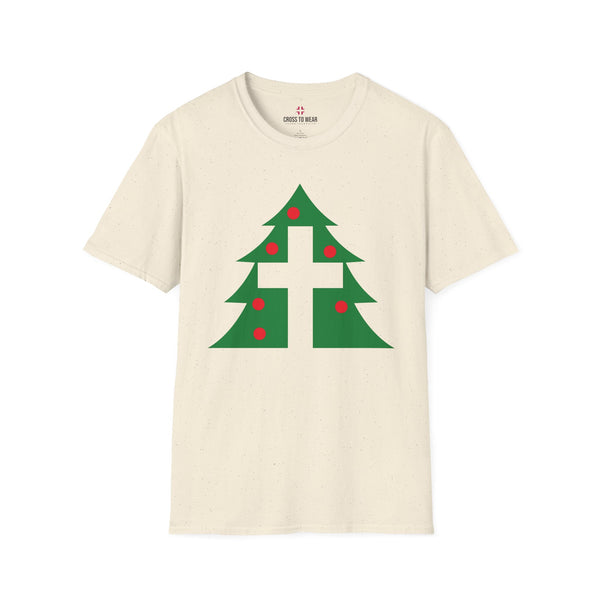 Christmas Cross - Softstyle Christian Tee