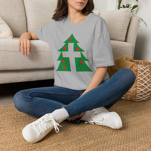 Christmas Cross - Softstyle Christian Tee