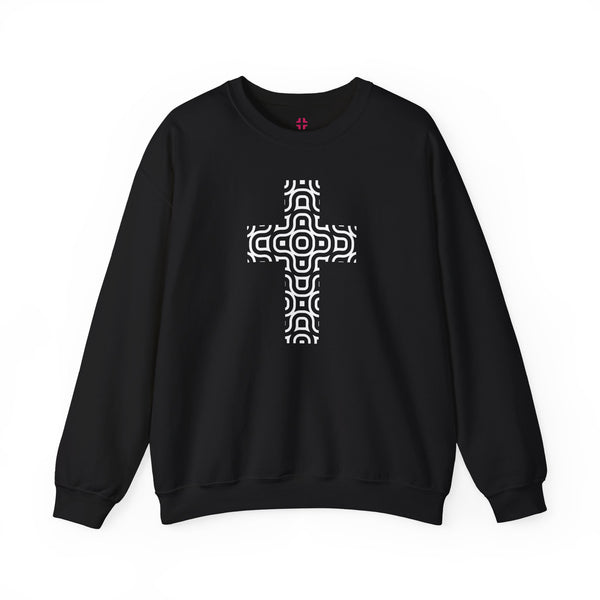 Continuum Cross - Christian Crewneck Sweatshirt