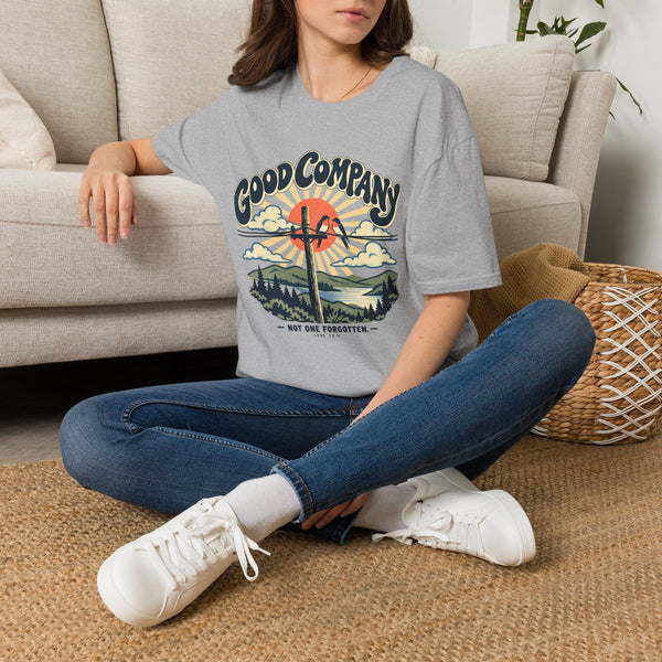 Good Company Cross – Vintage Christian Tee