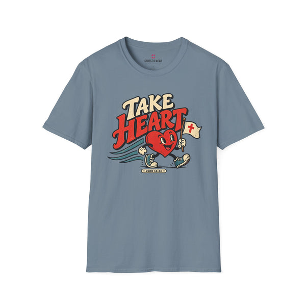 Take Heart – Vintage Christian Tee  - Graphic Collection