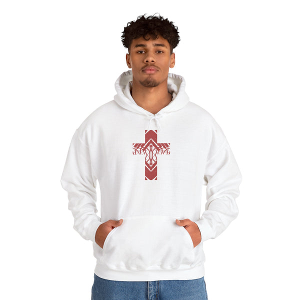 Rooted Cross - Heavy Blend Christian Hoodie