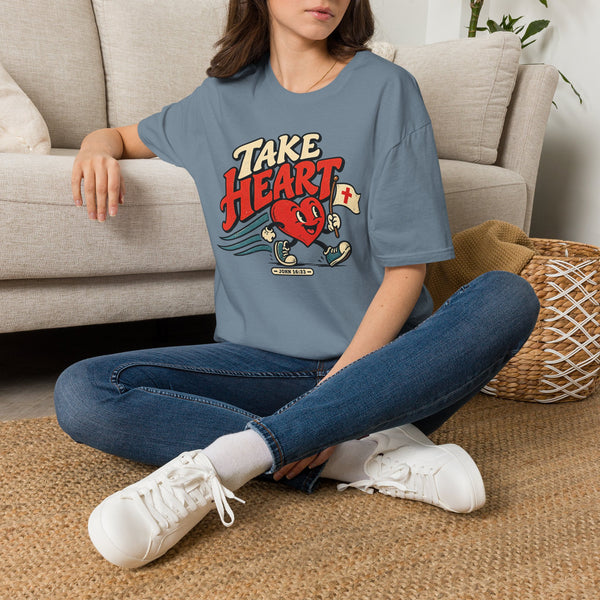 Take Heart – Vintage Christian Tee  - Graphic Collection
