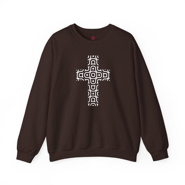 Continuum Cross - Christian Crewneck Sweatshirt