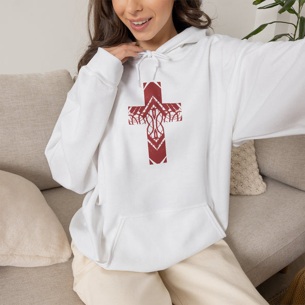 Rooted Cross - Heavy Blend Christian Hoodie