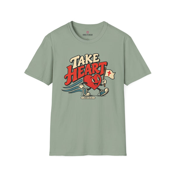 Take Heart – Vintage Christian Tee  - Graphic Collection