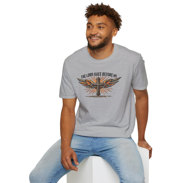 The Lord Goes Before Me – Vintage Christian Tee - Graphic Collection