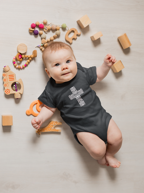 Terrain Cross Onesie - Baby Cross Collection (Christening and Baptism Gift)