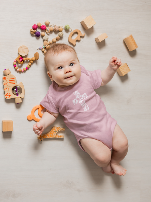 Terrain Cross Onesie - Baby Cross Collection (Christening and Baptism Gift)