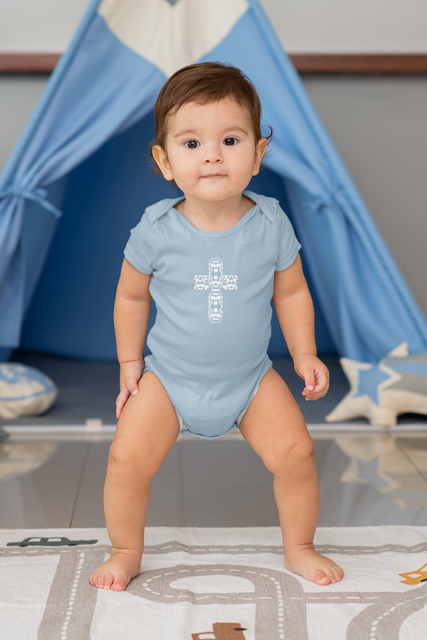 Together Cross Onesie - Baby Cross Collection (Christening and Baptism Gift)