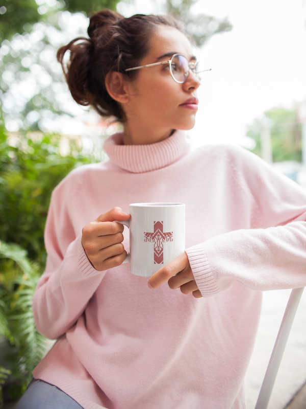Rooted Cross Ceramic Mug (11oz/15oz)