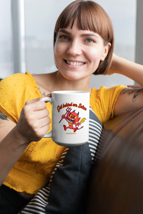 Get Behind Me, Satan Ceramic Mug (11oz/15oz)