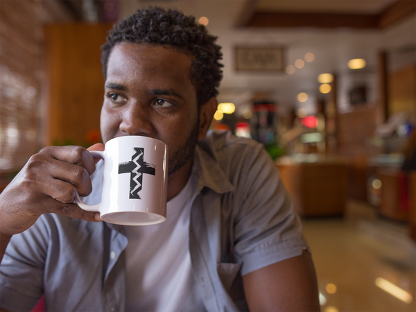 Fault Line Cross Ceramic Mug (11oz/15oz)