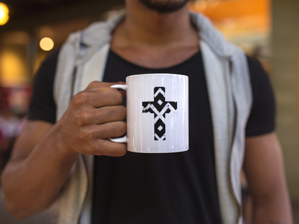 Pattern Cross Ceramic Mug (11oz/15oz)