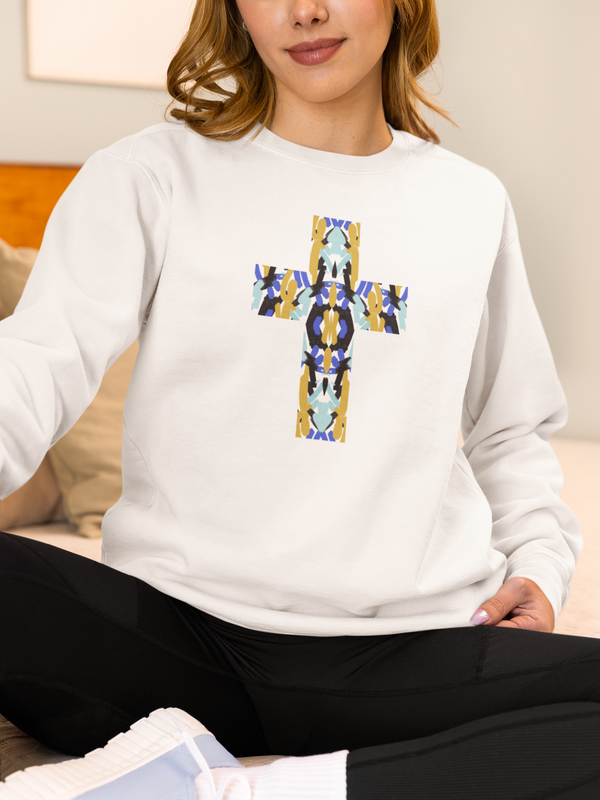 Painted Cross - Comfort Colors® Sweatshirt