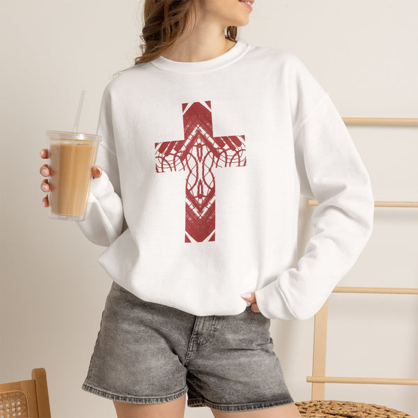 Rooted Cross Comfort Colors® Crewneck Sweatshirt